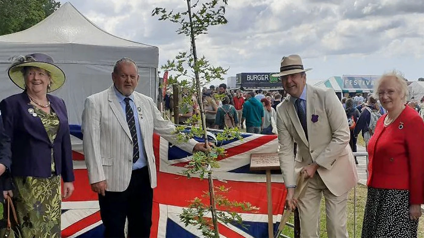 Jubliee Tree Planted at Heathfield Show