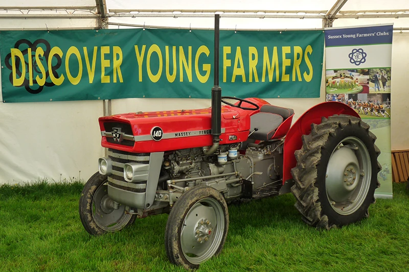Young Farmers Club Exhibition with Tractor